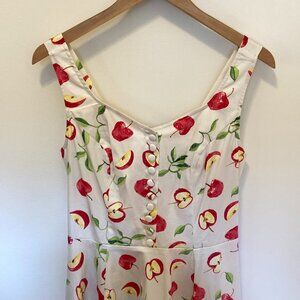 Miss Lulo Apples Dress, L, NWT